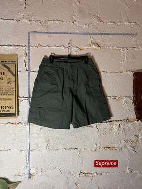 5.11 Tactical Cotton Canvas Cargo Shorts Size 32 Green Style 73285